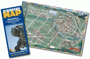 A map of the river with many rivers and roads.