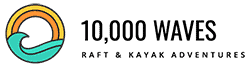 10,000 Waves Raft & Kayak Adventures Logo